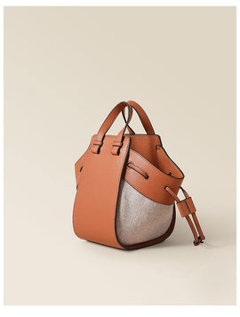 Drawstring Bucket Bag Shoulder Portable Messenger Fashion Women