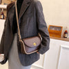 Colorblock PU Trend Personality Simple One-shoulder Messenger Bag