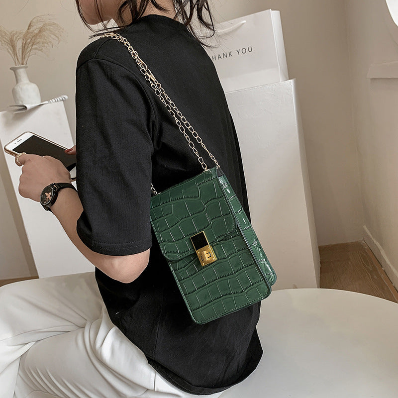 Simple Texture Stone Pattern Small Bag