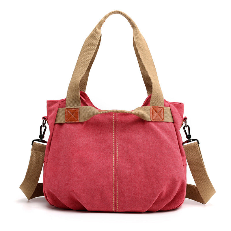 Canvas One Shoulder Casual Women's Bag Messenger