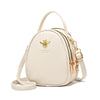 Retro Bee Small Round Bag Versatile Crossbody