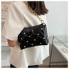 Rivet Chain Bag Textured Portable Shoulder Small