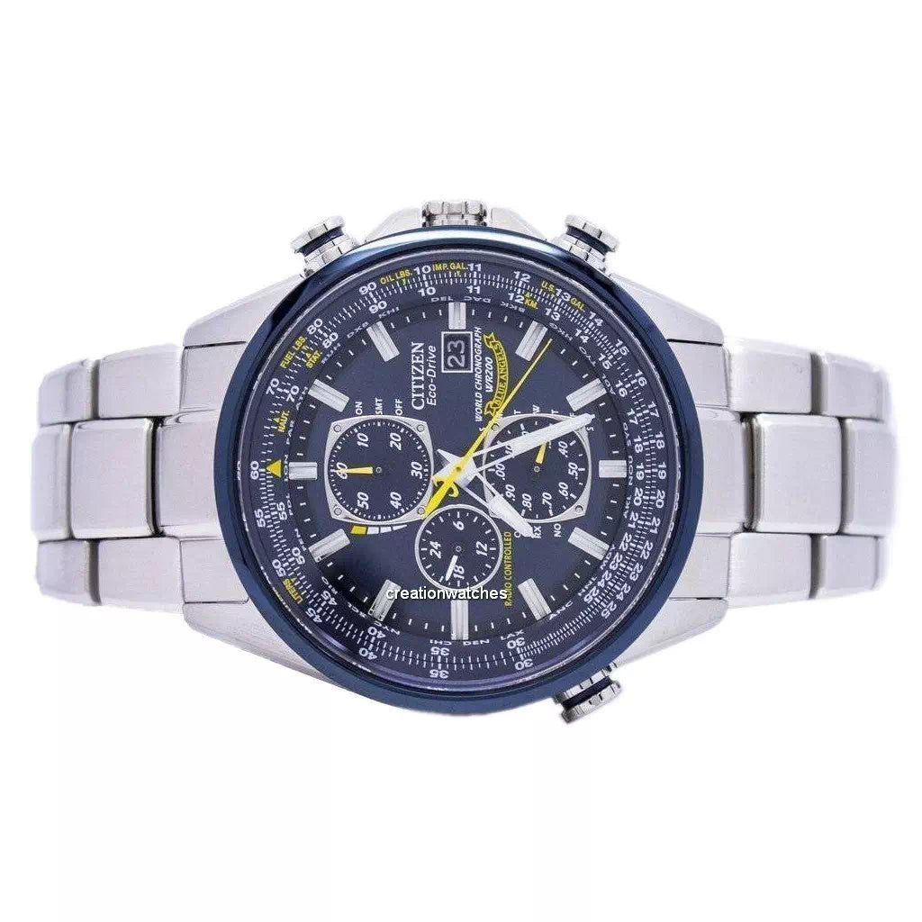 Citizen Eco Blue Angels Radio Controlled World Chronograph AT8020-54L Men's Watch