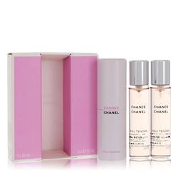 Chance Eau Tendre Mini Eau De Toilette Spray + 2 Refills By Chanel