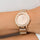 Fossil Jesse Crystal Rose Gold Tone ES3020 Women's Watch