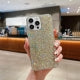 For iPhone 14 Glitter Sequins Epoxy TPU Phone Case(Blue)