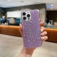 For iPhone 14 Glitter Sequins Epoxy TPU Phone Case(Blue)