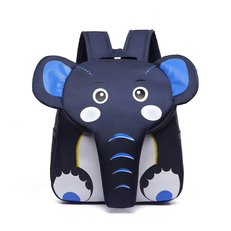 Elephant School Backpack for Children Cute 3D Animal Kids School Bags Boys Girls Schoolbag(Blue)