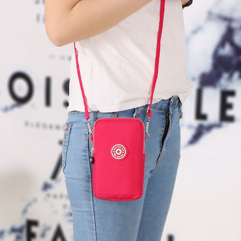 Single Shoulder Change Women's Mini Fashion Mobile Phone Bag