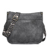 PU Leather Casual Shoulder Messenger Bag Leopard Print Shoulder Strap Tote Bag Large Capacity Minimalist Design