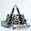 Women Travel Duffel Bag Cow Pattern Handbag Fitness Sports Shoulder Bags