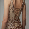 Gold Sequin High-End Dress Summer