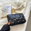 Rivet Chain Bag Textured Portable Shoulder Small