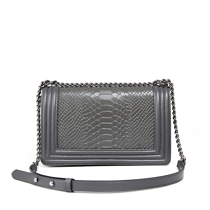 Lingge Chain Bag Small Fragrant Wind Shoulder Bag Ladies Messenger Bag Classic Retro Small Square Bag