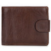 Top Layer Cowhide Clutch Bag Horizontal Style