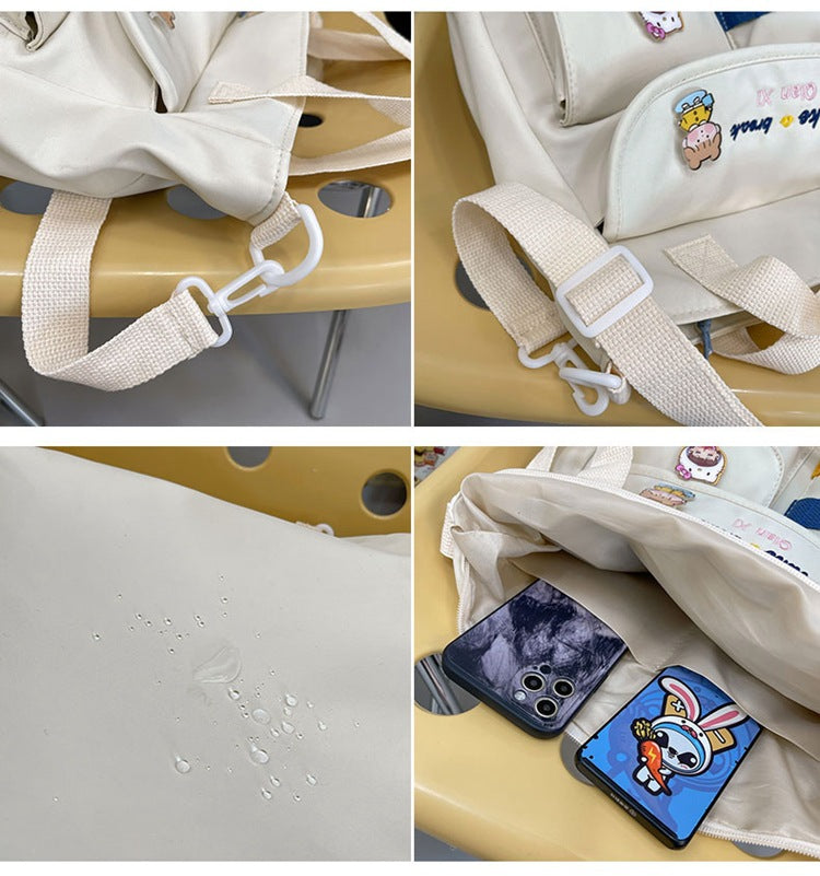 Large Capacity Messenger Bag For Carrying Books