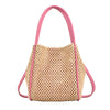 Women's Straw Woven Fashion Trend Single Shoulder Messenger Bag
