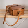 Vegetable Tanned Natural Cowhide Material DIY Retro Shoulder Bag