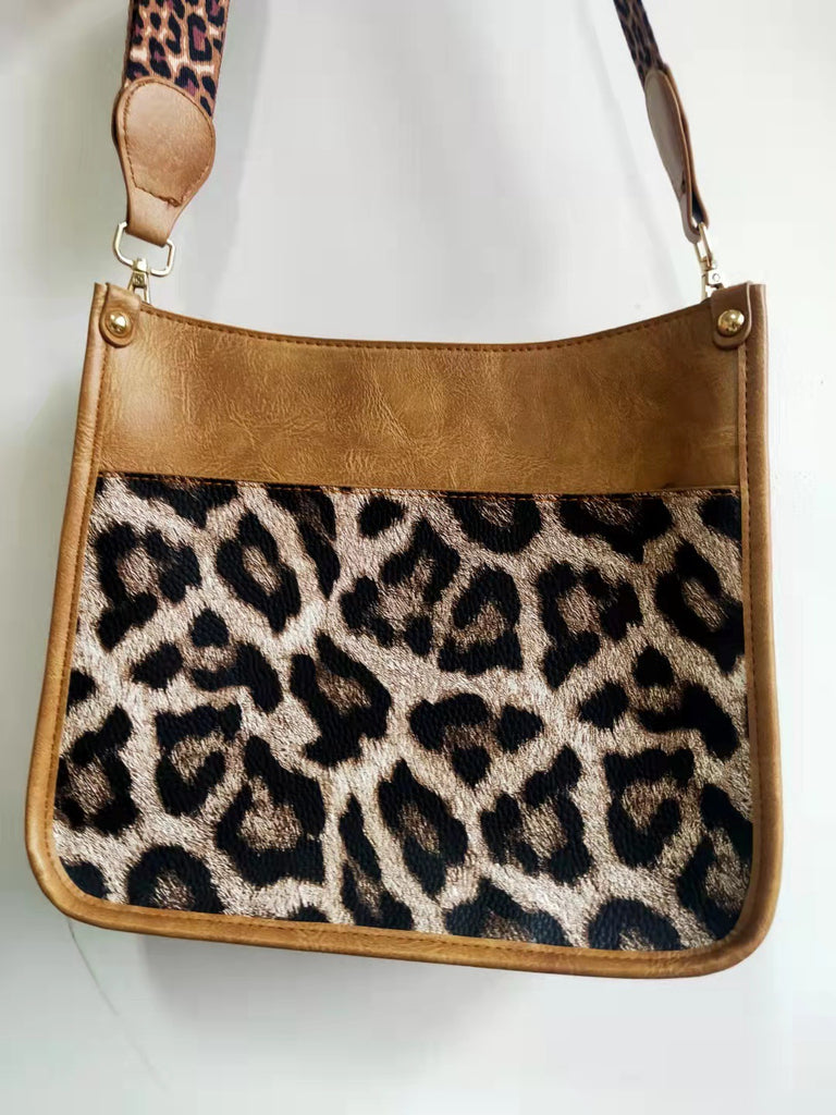 New Ladies Fashion Leopard Crossbody Bag