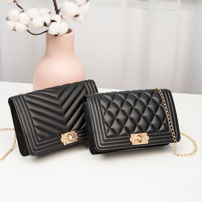 Simple And Stylish One-shoulder Square Bag