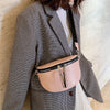 Rivet Soft Leather Fashion Saddle Bag Crossbody Belt