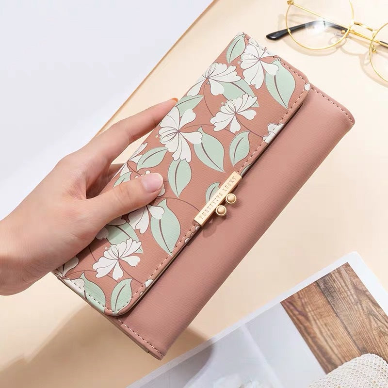 Women's Fashionable Zipper Buckle Wallet