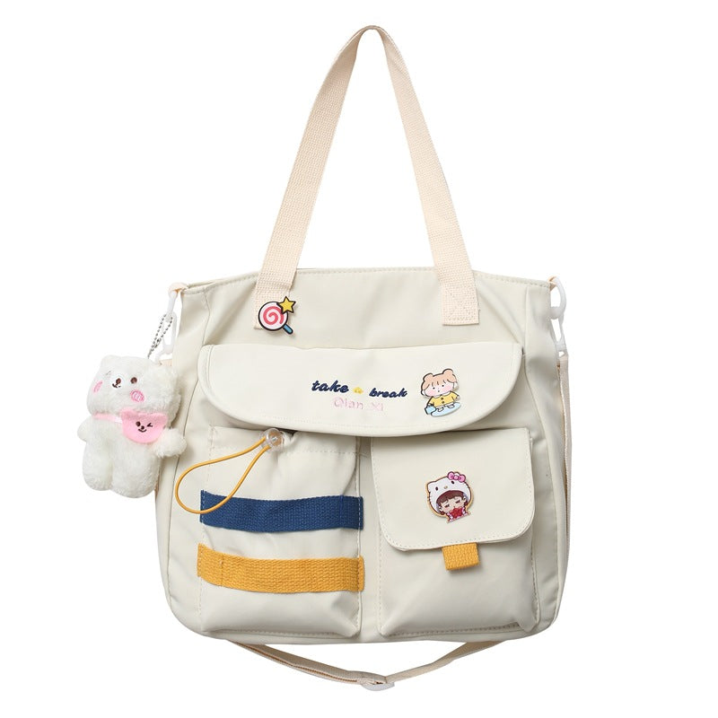 Large Capacity Messenger Bag For Carrying Books