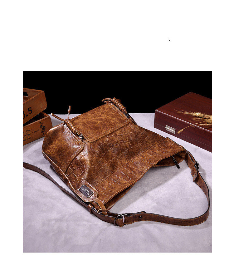 Style One-shoulder Messenger Underarm Bucket Female Bag