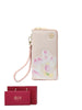 Ladies Gift Ethnic Style Zipper Leather Print Wallet