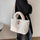 Lamb Velvet Horn Buckle SmallTrend Small Square Bag