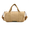 Drum Bag Corduroy Handbag Fashion Street