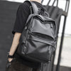 Men's Fashion Casual Solid Color Backpack