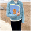 Korean Ins Wind Cartoon Cute Embroidery IPad Case