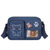 Cute Children's Embroidered Bear One-shoulder Messenger Bag