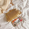 Crossbody Net Red Dinner Clip Chain Bag