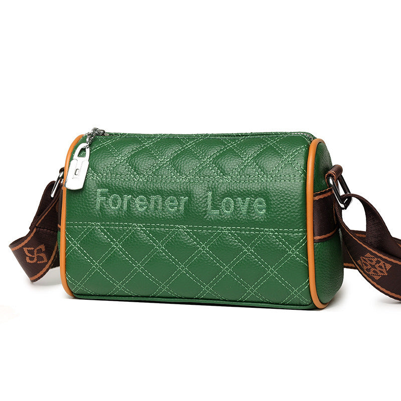 Fashion Contrast Color Shoulder Bag Foreign Style Cross Body Small Square