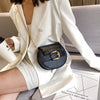 High-quality Light-sensitive Saddle Bag Casual Small Round Bag