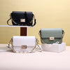 Trendy Solid Color Chain Shoulder Messenger Bag