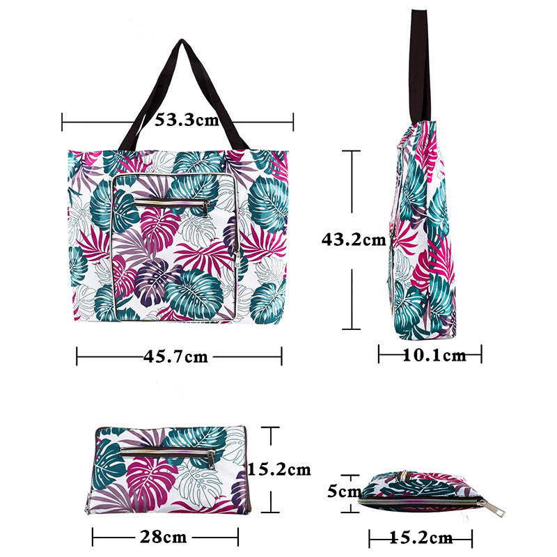 Summer Large Capacity Multifunctional Casual Folding Tote Bag