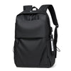 Pure Color Backpack Business Commuter Computer Bag Middle School Student School Bag