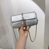Chain PU Leather Cross-body Shoulder Bag