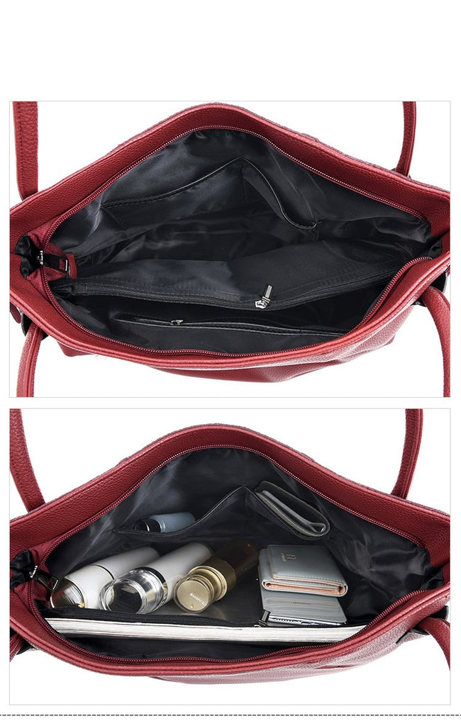 Large Capacity Bag Women's Autumn And Winter New Pattern Fashion Women's Bag Popular Frosted Women's Shoulder Bag Portable Bag