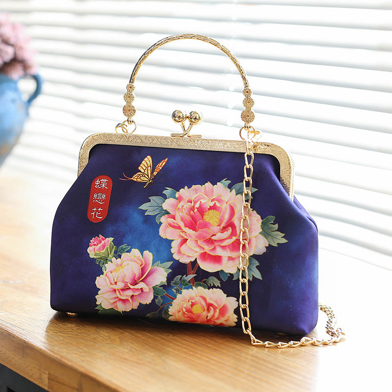 One-shoulder Crossbody With Cheongsam Bag Retro