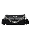 Fashion Chain Bag Embroidered Line Rhombus One Shoulder Messenger