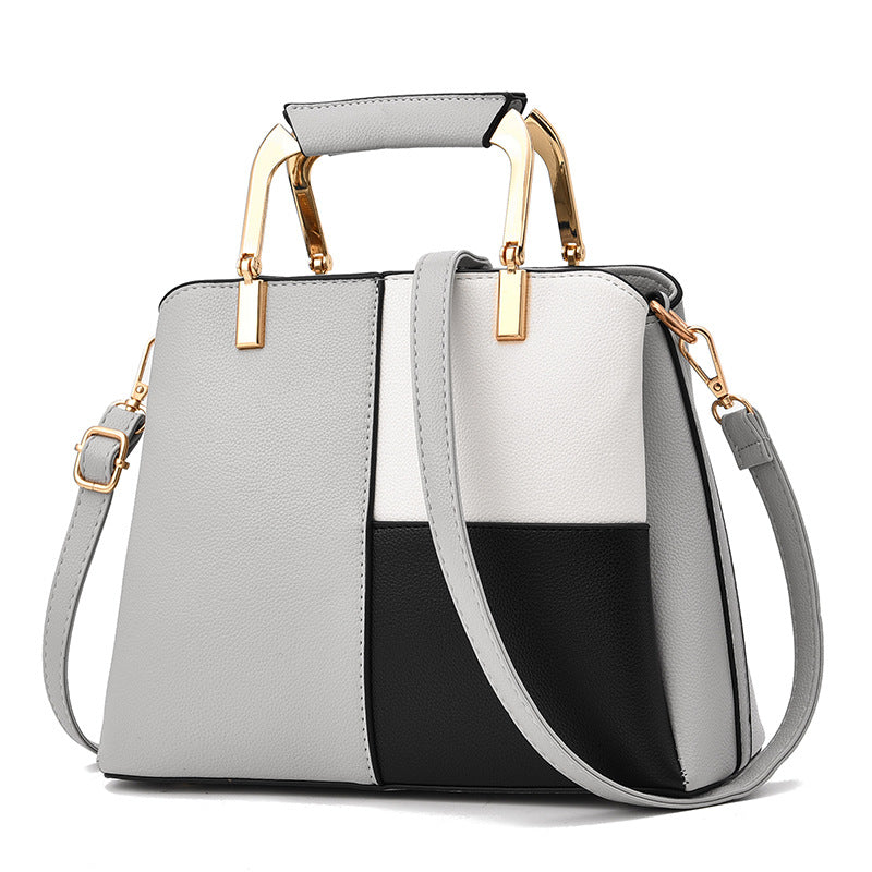 Fashion Color Matching Portable Large One-shoulder Diagonal Bag