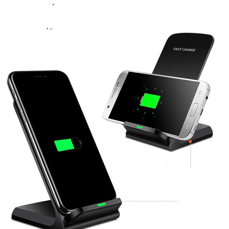 30W Fast Charging Vertical Wireless Charger Fruit Phone Desktop Stand