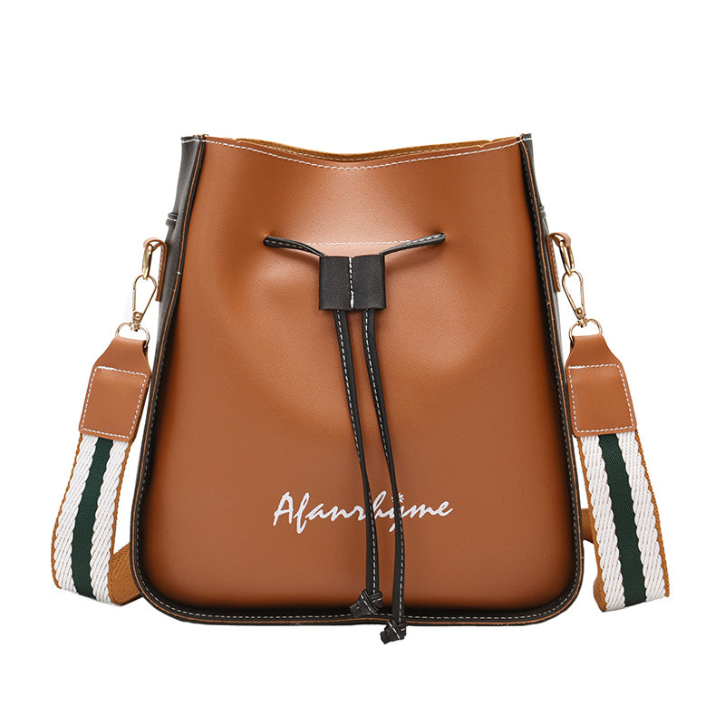 Student Bucket Bag All-match One-shoulder Messenger Bag