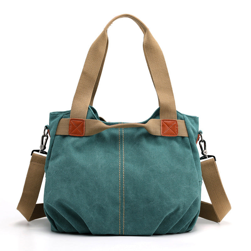 Canvas One Shoulder Casual Women's Bag Messenger