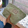 Lace Embroidered Canvas Makeup Bag Women's Hold Bag