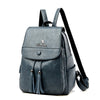 Diamond Two-Way Travel Bag Soft Leather Backpack